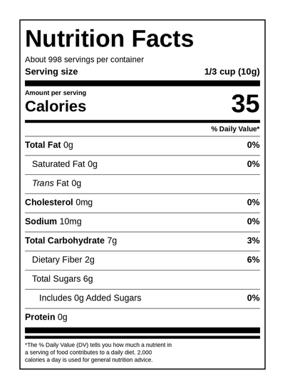 Nutritional Facts