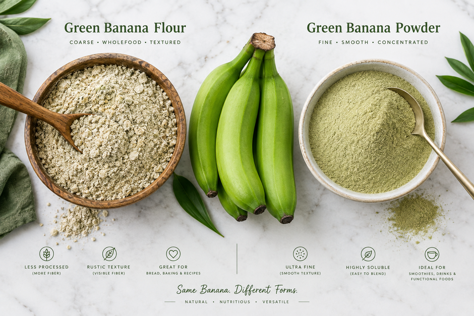 Green Banana Flour vs. Green Banana Powder: Is There a Difference?