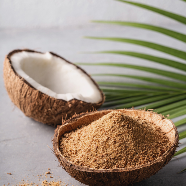 Sucre de noix de coco en poudre