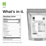 Freeze Dried Strawberry Pieces - Granules