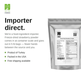 Freeze Dried Strawberry Powder