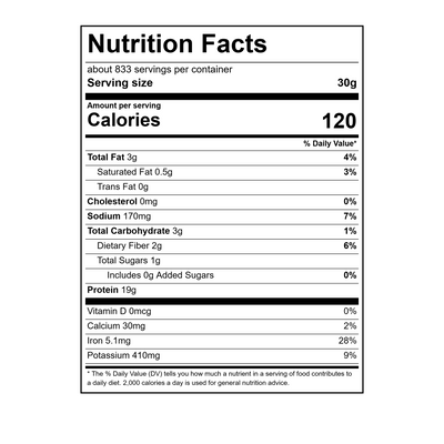 Nutritional Facts