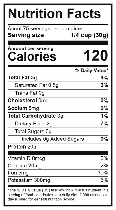 Nutritional Facts