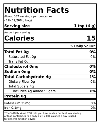 Nutritional Facts
